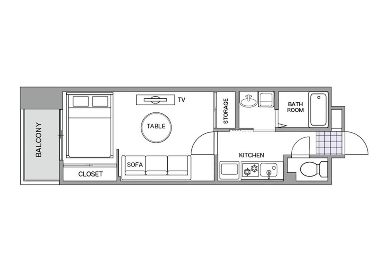 Chiyo Apartment Fukuoka  Zewnętrze zdjęcie